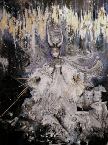 galleria taide maalaus eevakart.com pohjolan tytär